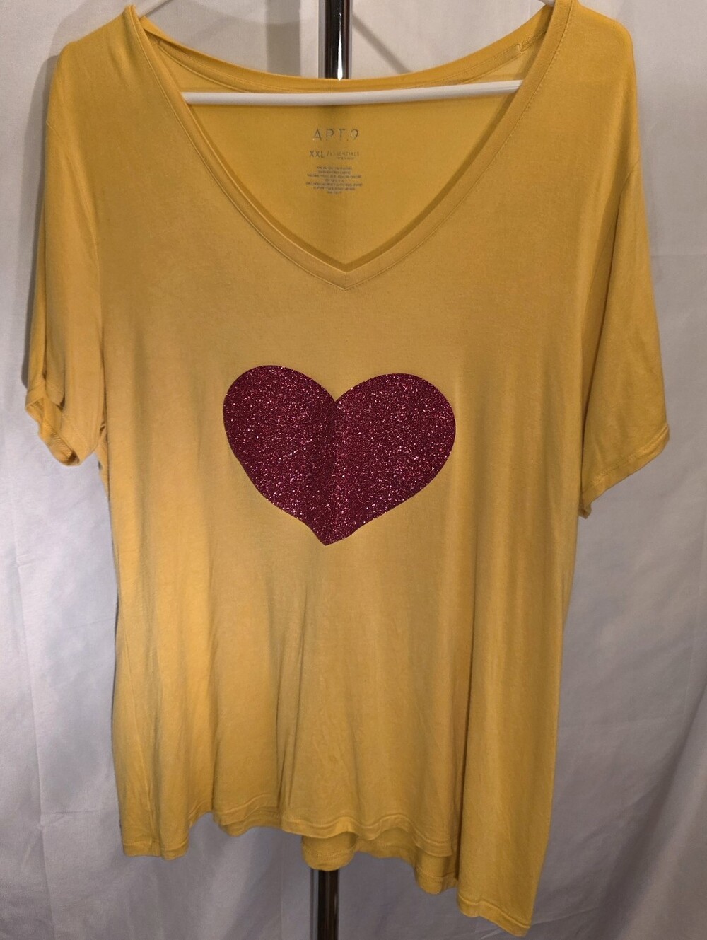 Yellow Vneck